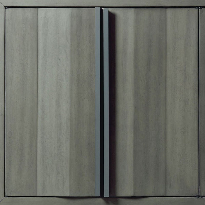 Elements International Zig Server in Grey - Faith Furniture (Manhattan, KS)