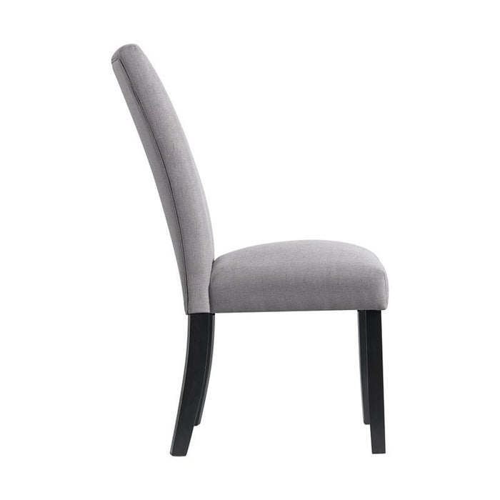 Elements International Beckley Side Chair (Set of 2) in Grey - Faith Furniture (Manhattan, KS)