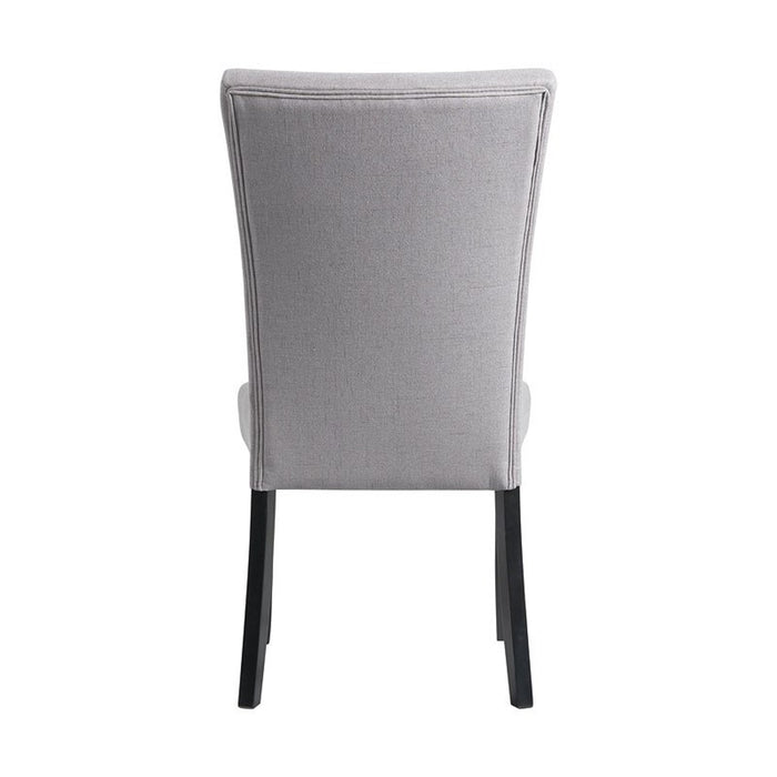 Elements International Beckley Side Chair (Set of 2) in Grey - Faith Furniture (Manhattan, KS)