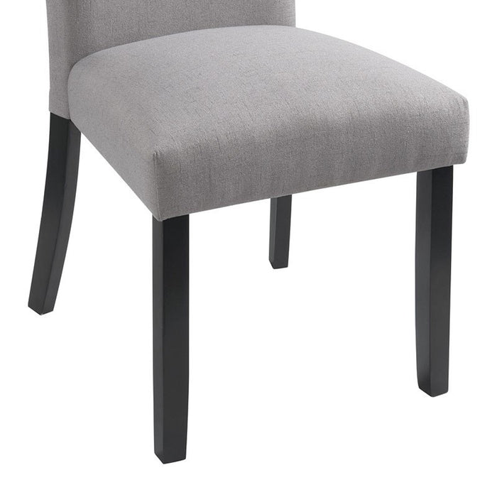 Elements International Beckley Side Chair (Set of 2) in Grey - Faith Furniture (Manhattan, KS)