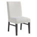 Elements International Breckenridge Dining Side Chair With Boucle Snow (Set of 2) in Black - Faith Furniture (Manhattan, KS)