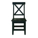 Elements International Britton Wooden Side Chair (Set of 2) in Charcoal - Faith Furniture (Manhattan, KS)