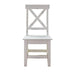 Elements International Britton Wooden Side Chair (Set of 2) in White - Faith Furniture (Manhattan, KS)