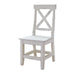 Elements International Britton Wooden Side Chair (Set of 2) in White - Faith Furniture (Manhattan, KS)