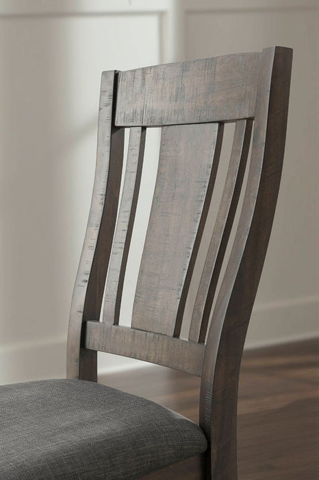 Elements International Cash Side Chair (Set of 2) in Rustic Distressed Espresso - Faith Furniture (Manhattan, KS)