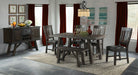 Elements International Cash Side Chair (Set of 2) in Rustic Distressed Espresso - Faith Furniture (Manhattan, KS)