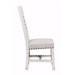 Elements International Condesa Wooden Back Side Chair (Set of 2) in White - Faith Furniture (Manhattan, KS)