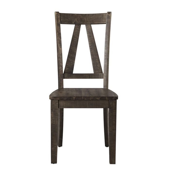 Elements International Finn Side Chair (Set of 2) in Walnut - Faith Furniture (Manhattan, KS)