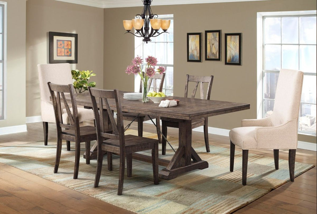 Elements International Finn Side Chair (Set of 2) in Walnut - Faith Furniture (Manhattan, KS)