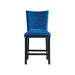 Elements International Francesca Counter Height Side Chair (Set of 2) in Blue - Faith Furniture (Manhattan, KS)