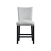 Elements International Francesca Counter Height Side Chair (Set of 2) in Grey - Faith Furniture (Manhattan, KS)