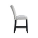 Elements International Francesca Counter Height Side Chair (Set of 2) in Grey - Faith Furniture (Manhattan, KS)