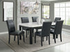 Elements International Francesca Meridian Side Chair (Set of 2) in Black - Faith Furniture (Manhattan, KS)