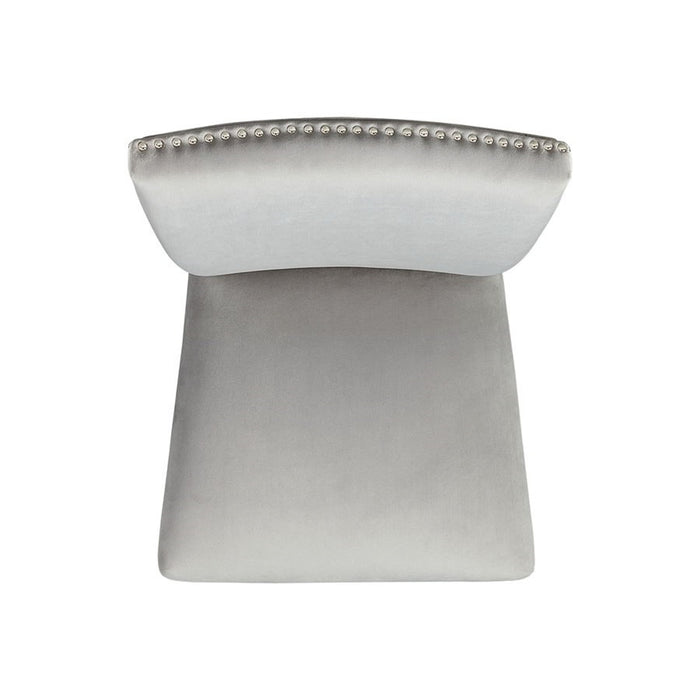 Elements International Francesca Side Chair (Set of 2) in Grey - Faith Furniture (Manhattan, KS)