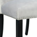 Elements International Francesca Side Chair (Set of 2) in Grey - Faith Furniture (Manhattan, KS)