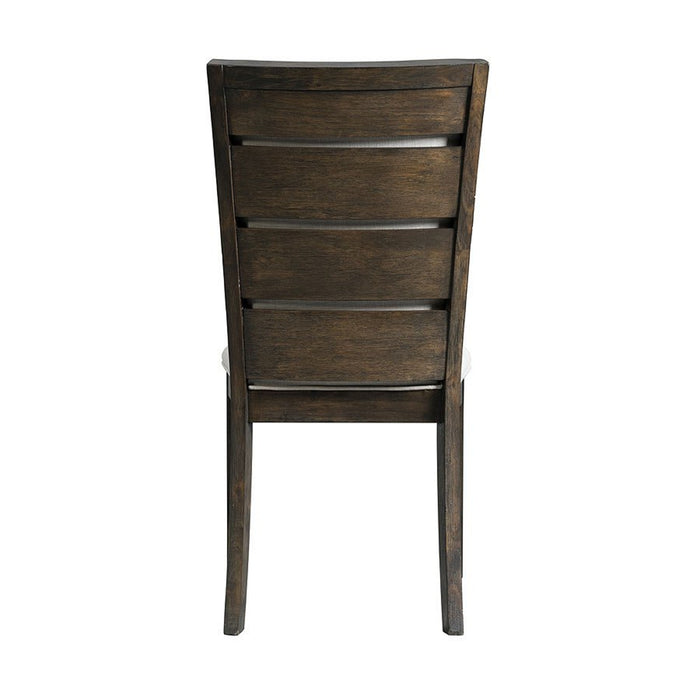 Elements International Grady Side Chair (Set of 2) in Brown - Faith Furniture (Manhattan, KS)