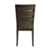 Elements International Grady Side Chair (Set of 2) in Brown - Faith Furniture (Manhattan, KS)