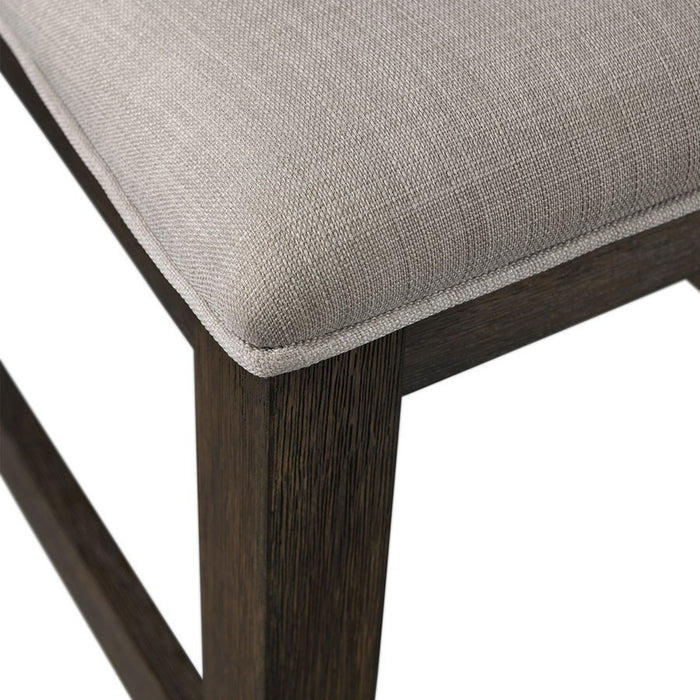 Elements International Grady Side Chair (Set of 2) in Brown - Faith Furniture (Manhattan, KS)