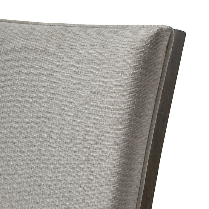 Elements International Grady Upholstered Side Chair (Set of 2) in Brown - Faith Furniture (Manhattan, KS)
