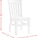 Elements International Lakeview Side Chair (Set of 2) in Natural CDLW100DTC - Faith Furniture (Manhattan, KS)