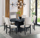 Elements International Maddox Side Chair (Set of 2) in Dark Wire Brush - Faith Furniture (Manhattan, KS)