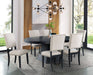 Elements International Maddox Side Chair (Set of 2) in Dark Wire Brush - Faith Furniture (Manhattan, KS)