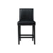 Elements International Meridian Counter Height Chair (Set of 2) in Black - Faith Furniture (Manhattan, KS)