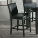 Elements International Meridian Counter Height Chair (Set of 2) in Black - Faith Furniture (Manhattan, KS)