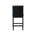 Elements International Meridian Counter Height Chair (Set of 2) in Black - Faith Furniture (Manhattan, KS)
