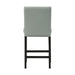 Elements International Meridian Counter Height Chair (Set of 2) in Grey - Faith Furniture (Manhattan, KS)