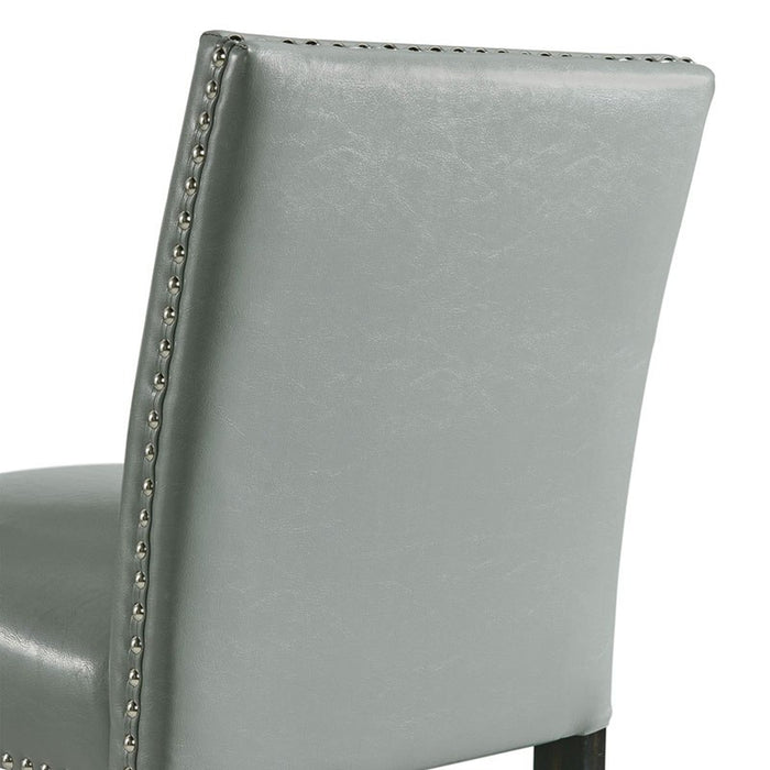 Elements International Meridian Counter Height Chair (Set of 2) in Grey - Faith Furniture (Manhattan, KS)