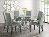 Elements International Merlin Meridian Side Chair (Set of 2) in Grey - Faith Furniture (Manhattan, KS)