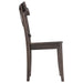 Elements International New Bedford Coronado Wooden Side Chair (Set of 2) in Dark Wood - Faith Furniture (Manhattan, KS)