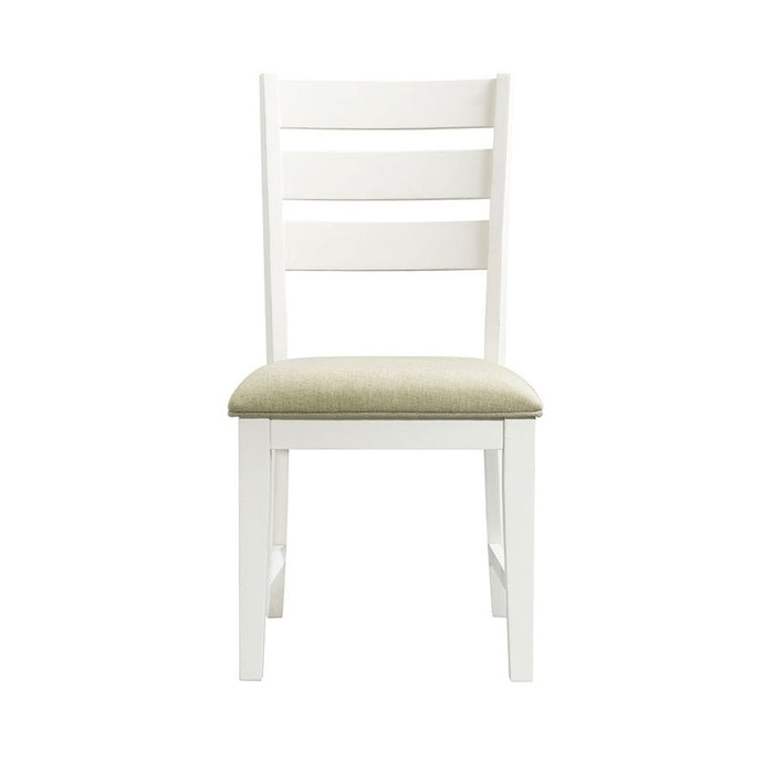 Elements International Park Creek Slat Back Side Chair (Set of 2) in Two-Tone - Faith Furniture (Manhattan, KS)