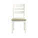 Elements International Park Creek Slat Back Side Chair (Set of 2) in Two-Tone - Faith Furniture (Manhattan, KS)
