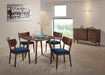 Elements International Robin Side Chair (Set of 2) in Warm Chestnut - Faith Furniture (Manhattan, KS)