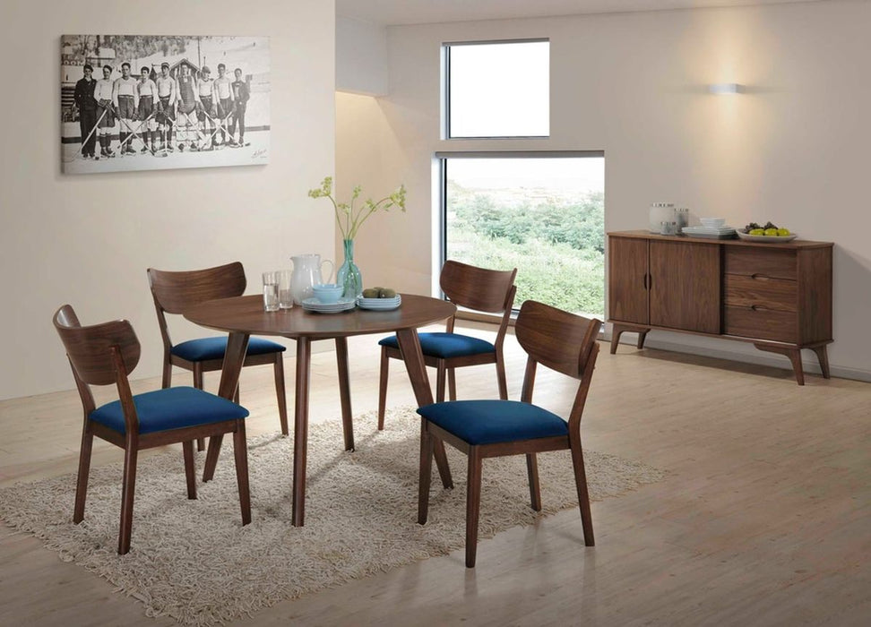 Elements International Robin Side Chair (Set of 2) in Warm Chestnut - Faith Furniture (Manhattan, KS)