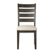 Elements International Sawyer Side Chair (Set of 2) in Smokey Dark Ash - Faith Furniture (Manhattan, KS)
