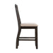 Elements International Stone Counter Height Chair (Set of 2) in Cream/Dark Ash - Faith Furniture (Manhattan, KS)