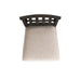 Elements International Stone Counter Height Chair (Set of 2) in Cream/Dark Ash - Faith Furniture (Manhattan, KS)