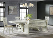 Elements International Stone Dining Chair (Set of 2) in White - Faith Furniture (Manhattan, KS)