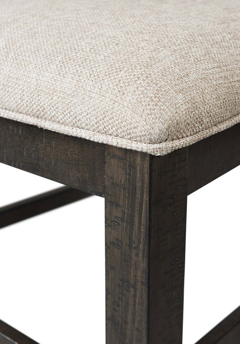 Elements International Stone Swirl Back Side Chair (Set of 2) in Cream/Dark Ash - Faith Furniture (Manhattan, KS)