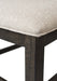 Elements International Stone Swirl Back Side Chair (Set of 2) in Cream/Dark Ash - Faith Furniture (Manhattan, KS)