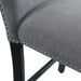 Elements International Tuscany Counter Height Side Chair (Set of 2) in Black/White - Faith Furniture (Manhattan, KS)