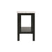 Marcello White Marble Rectangle Sofa Table - Faith Furniture (Manhattan, KS)