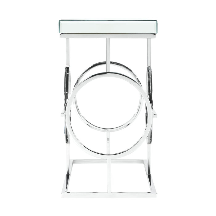 Pearl Rectangle Mirrored Sofa Table - Faith Furniture (Manhattan, KS)