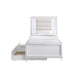 Elements International Twenty Nine Youth Twin/Full Trundle in White - Faith Furniture (Manhattan, KS)