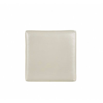 Elements International Twenty Nine Vanity Stool in White - Faith Furniture (Manhattan, KS)