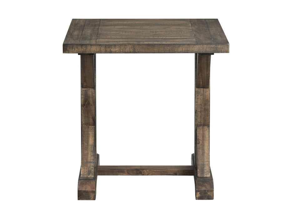 Finn 3PC Accent Trestle Table Set-Coffee Table & Two End Tables